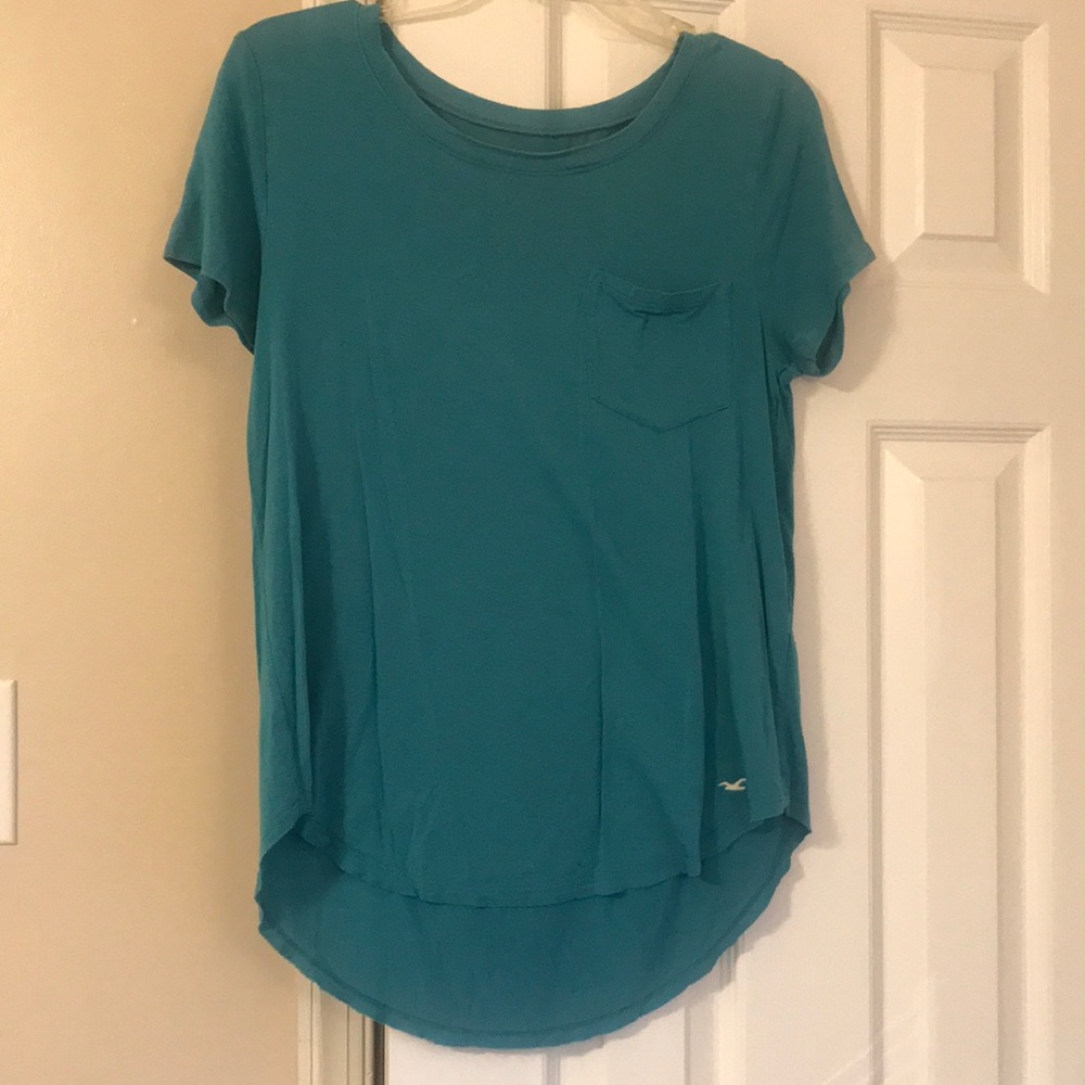 Medium blue pocket tee